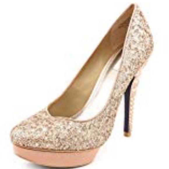Rachel Roy heels glitter platform Keedan heels sexy - Picture 2 of 10